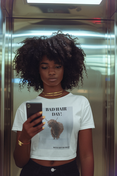 Bad Hair Day Women’s crop top